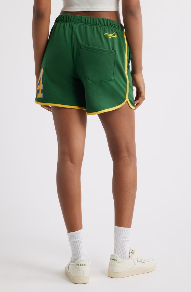 THE MAYFAIR GROUP 444 Graphic Sweat Shorts, Alternate, color, Green