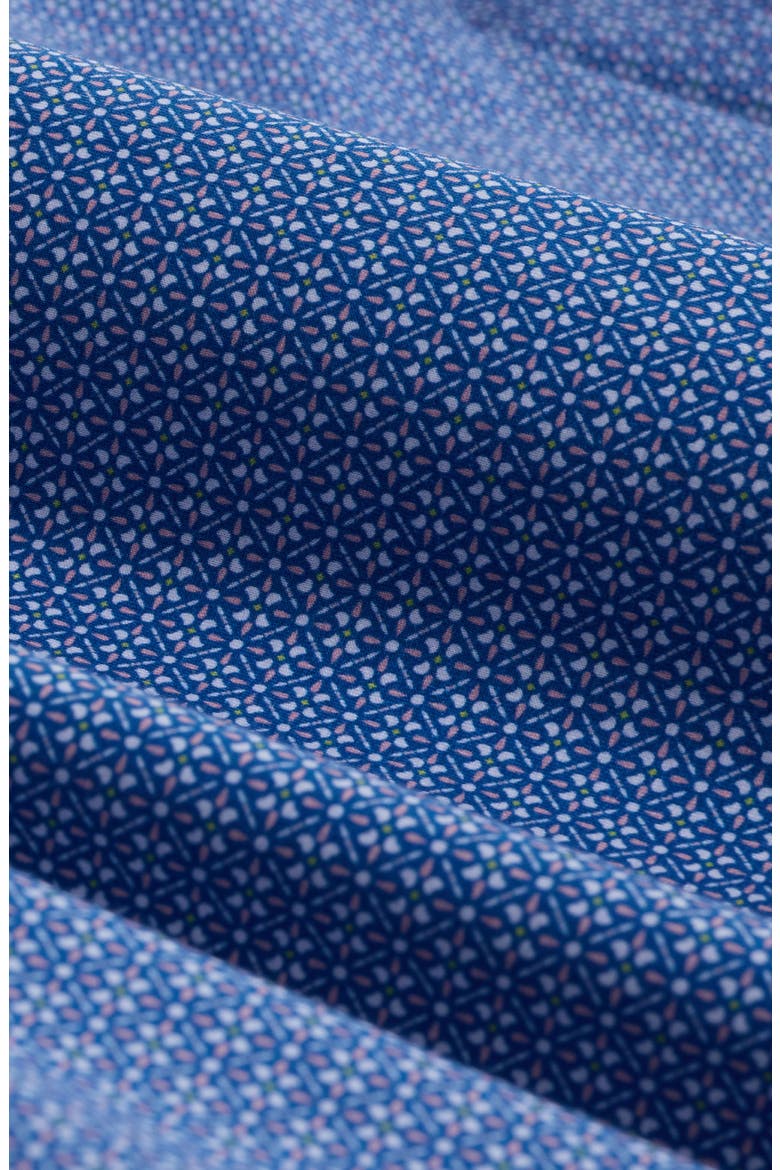 Devon OoohCotton® Mosaic Print Button-Up Shirt, Alternate, color, THISTLE