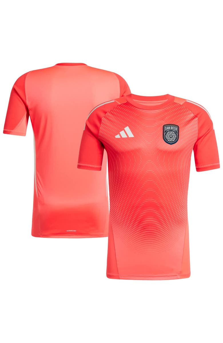 adidas Men's adidas Red San Diego FC 2025 Goalkeeper Jersey, Main, color, Red