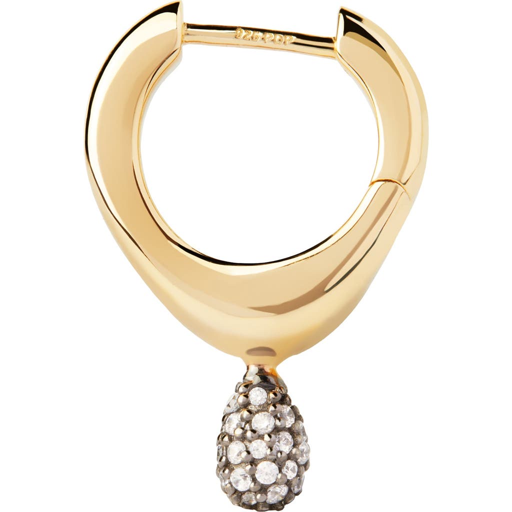 Pdpaola Women's Pave Lava Single Hoop In Gold
