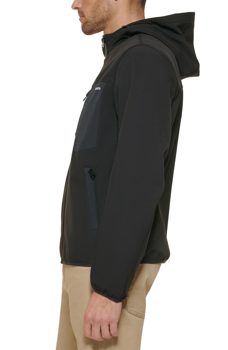 Levi's<sup>®</sup> Performance Hooded Rain Jacket, Alternate, color, 