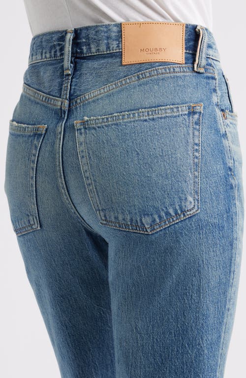 Moussy Vintage Amityville High Waist Straight Leg Jeans