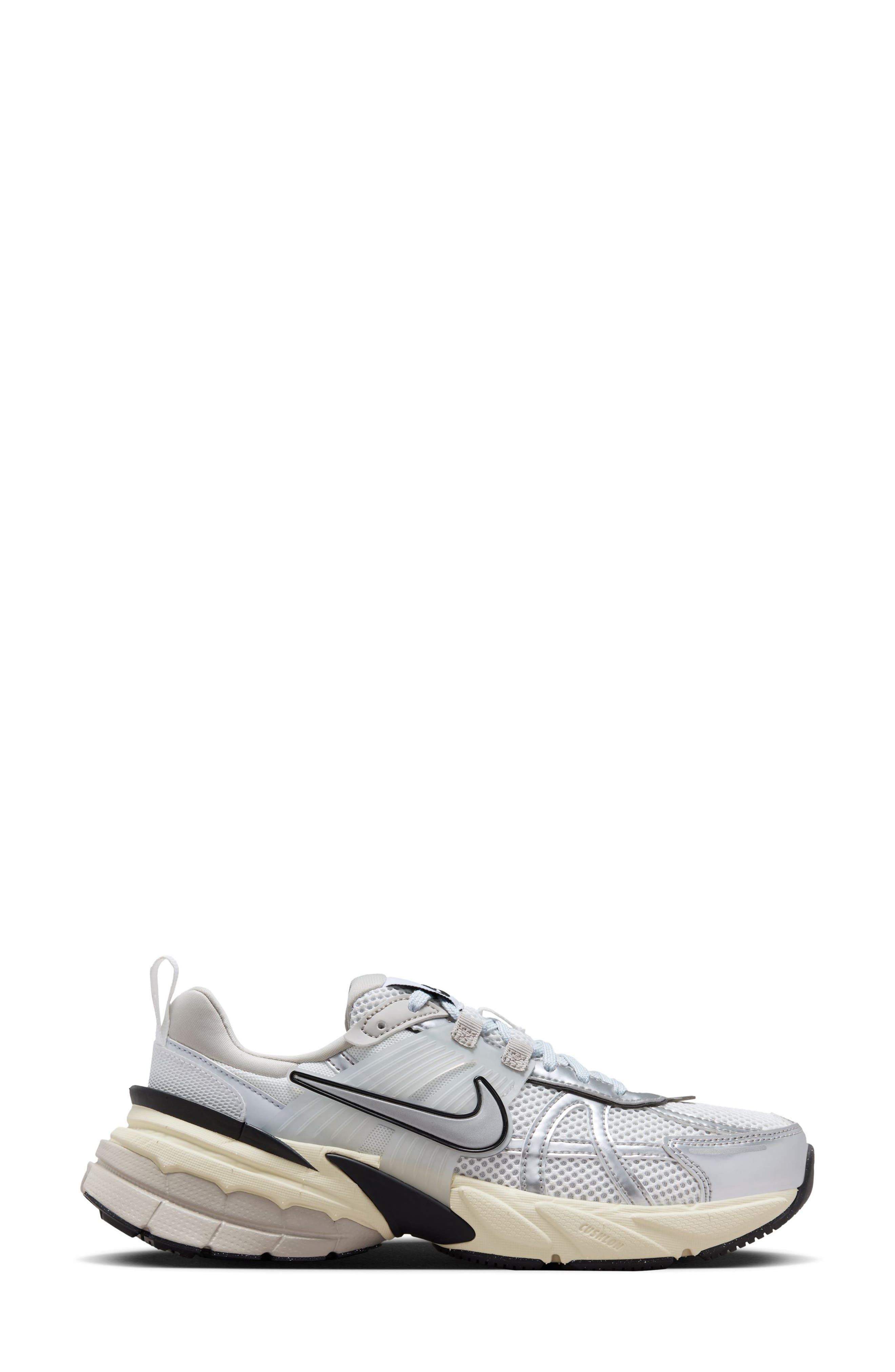 Nike V2K Run Sneaker, Alternate, color, Summit White/ Metallic Silver