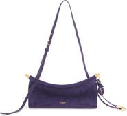 Alaïa Small Le Click East/West Suede Shoulder Bag
