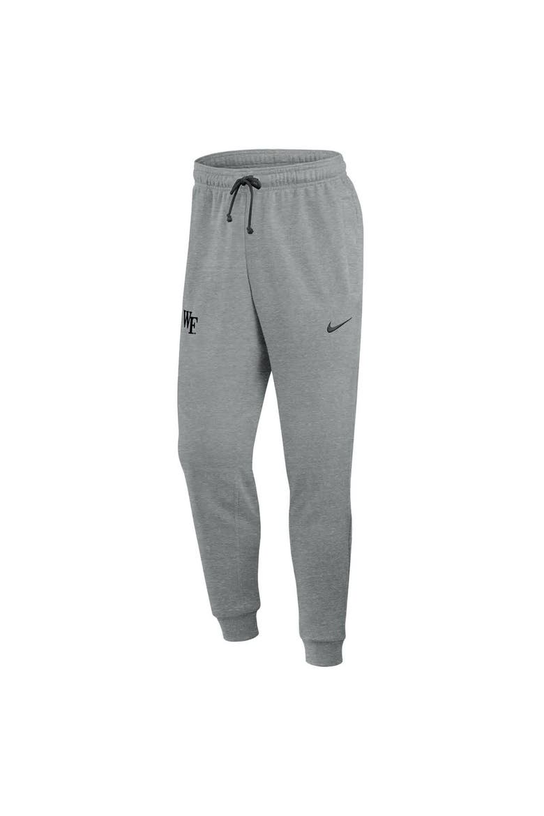 Men's Nike Heather Gray Wake Forest Demon Deacons Basketball Practice Dri-FIT Taper Sweatpants, Alternate, color, Heather Gray