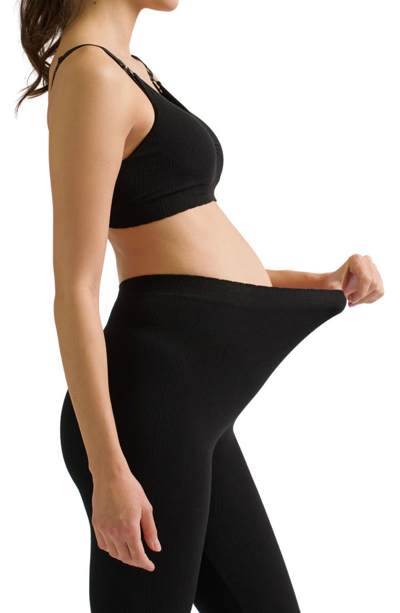 Cache Coeur Zoé Maternity Panty, Alternate, color, Black