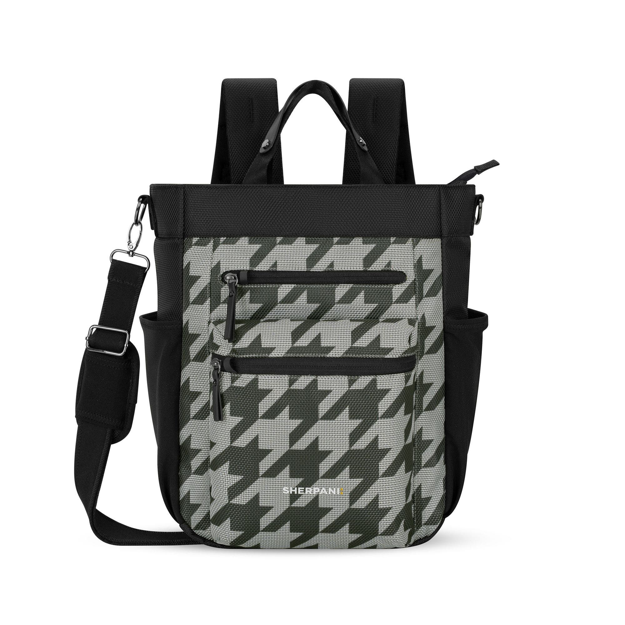 Sherpani Soleil Anti Theft Convertible Purse W/ RFID Protection, Main, color, Houndstooth