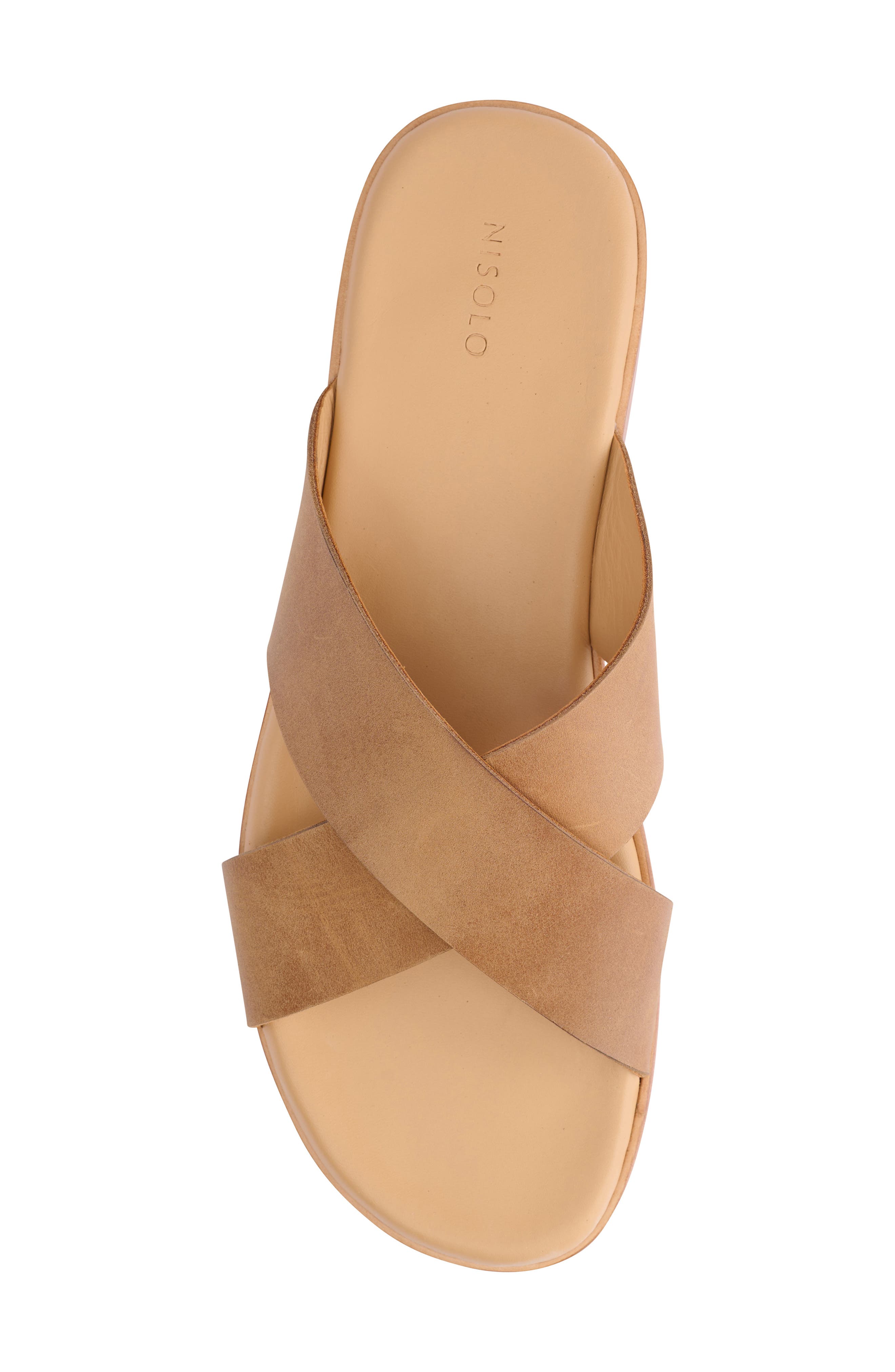 Nisolo Crisscross Slide Sandal, Alternate, color, 