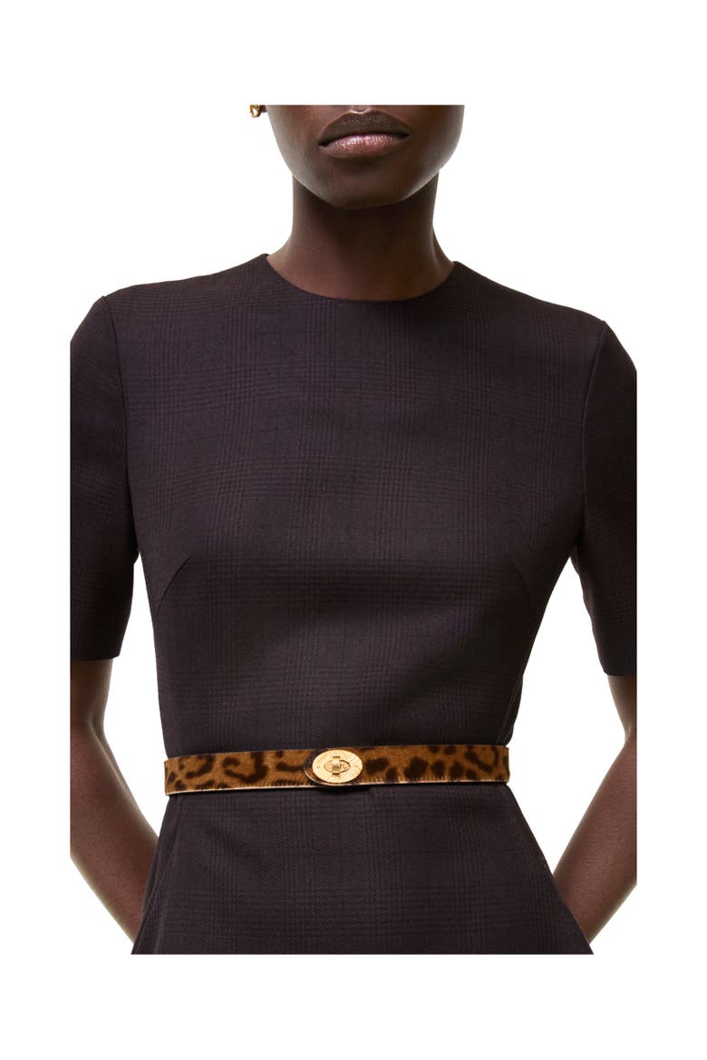 Leopard Print Cotswolds Belt, Alternate, color, Leopard/black