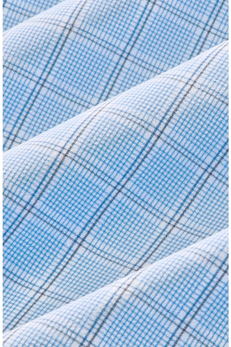 Leeward Trim Fit Skyline Hampton Plaid Button-Up Shirt, Alternate, color, SKYLINE BLUE HAMPTON PLAID