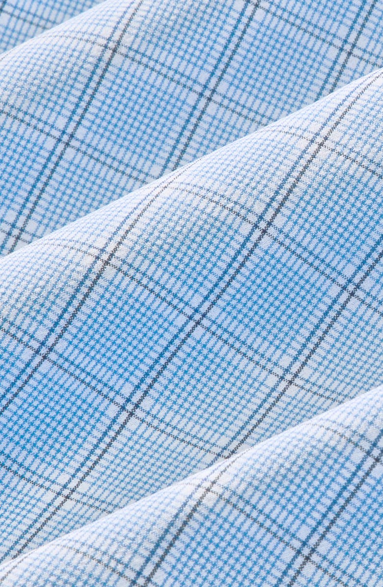 Mizzen+Main Leeward Trim Fit Skyline Hampton Plaid Button-Up Shirt, Alternate, color, Skyline Blue Hampton Plaid