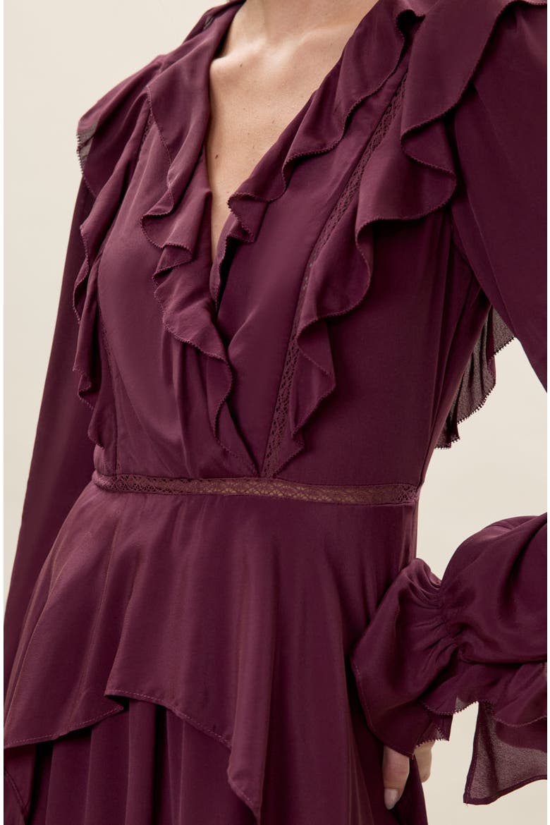 Lillith Dress, Alternate, color, Mulberry