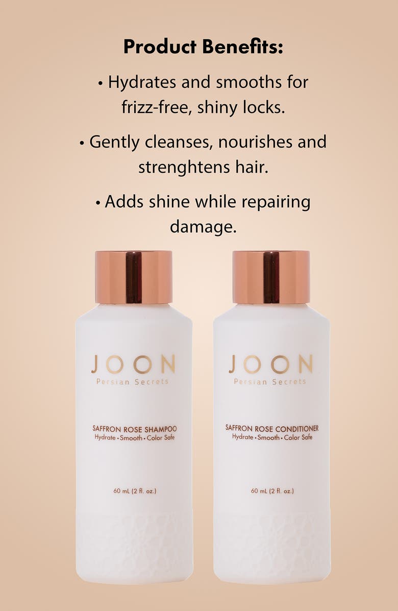 JOON Saffron Rose Hydrating 3-Piece Haircare Set $50 Value, Alternate, color, 