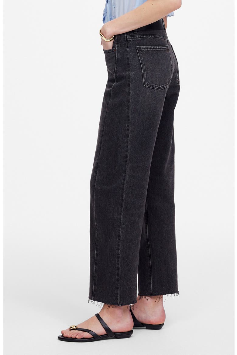 Pieced Barrel Leg Jeans, Alternate, color, LOCKSIDE WASH