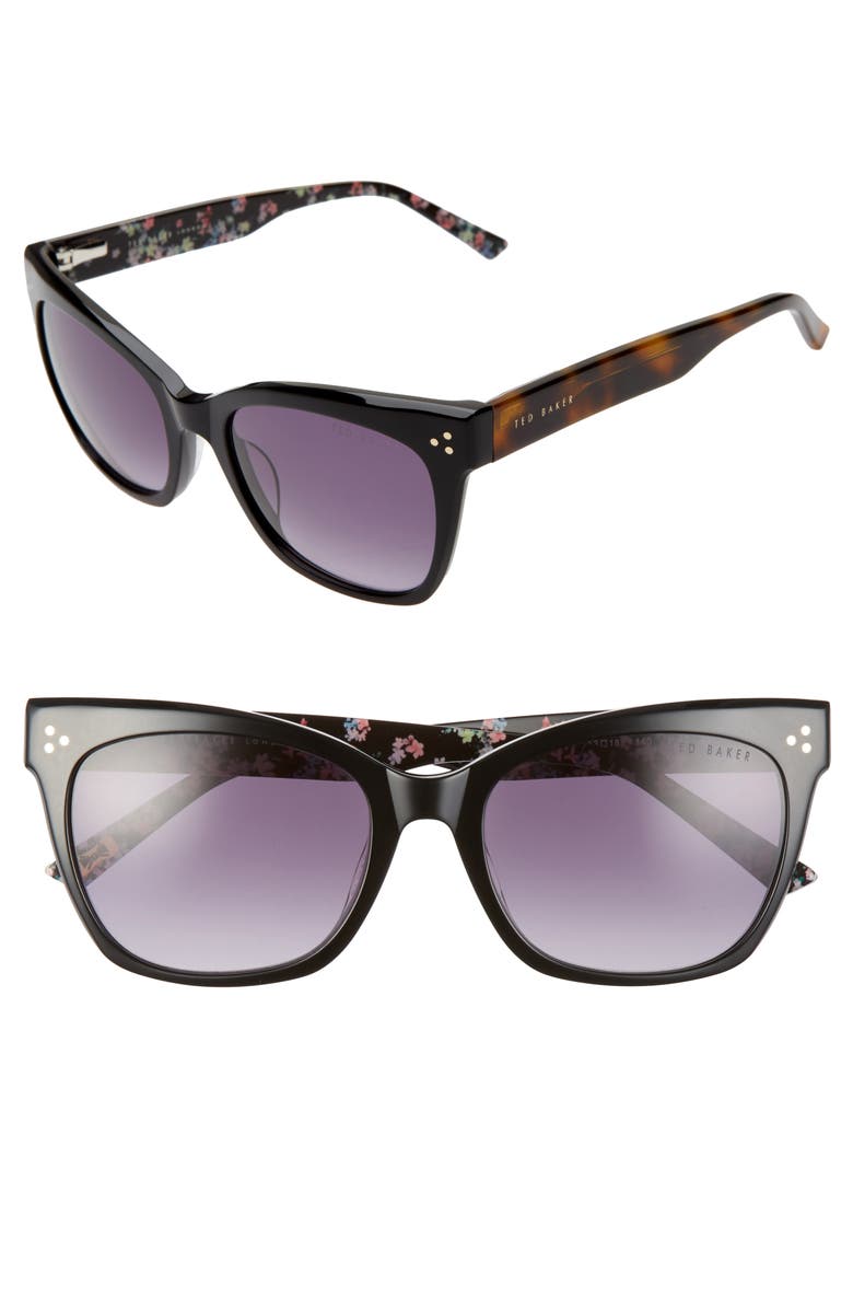 Ted Baker London 53mm Square Sunglasses, Main, color,