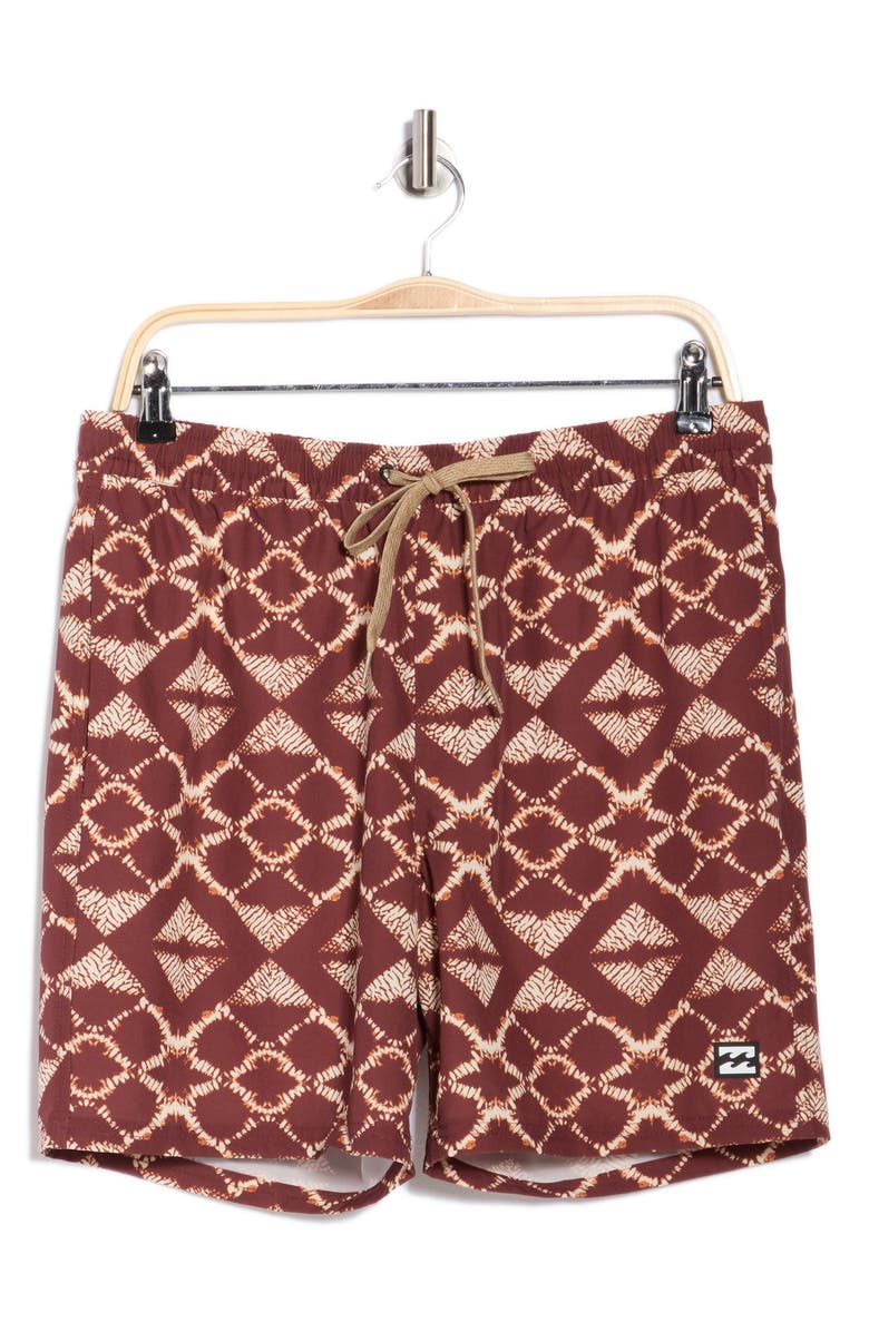 Billabong Drop-In Volley Swim Shorts, Alternate, color, Andorra