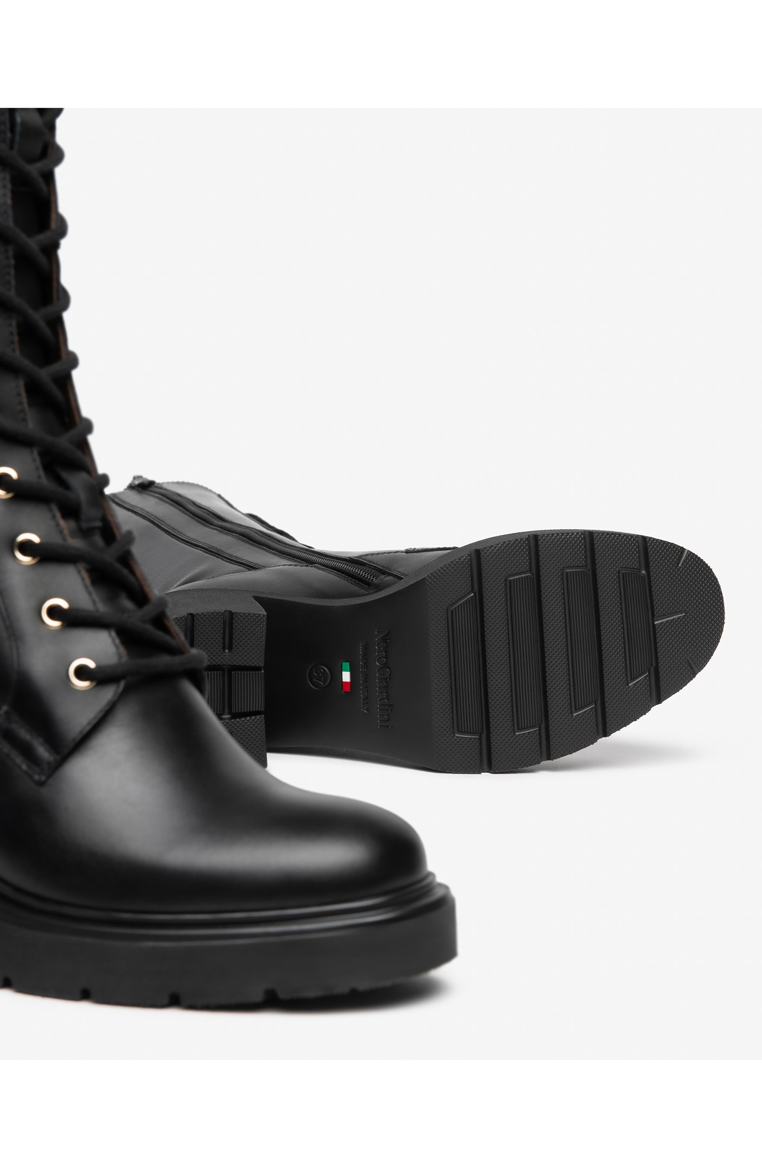 Stretch Combat Boot, Alternate, color, BLACK