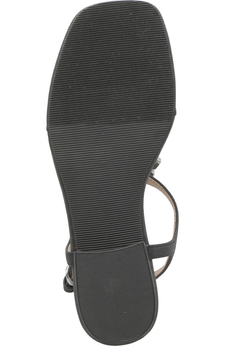 Adrienne Vittadini Pian Rhinestone Sandal, Alternate, color, Black Sm