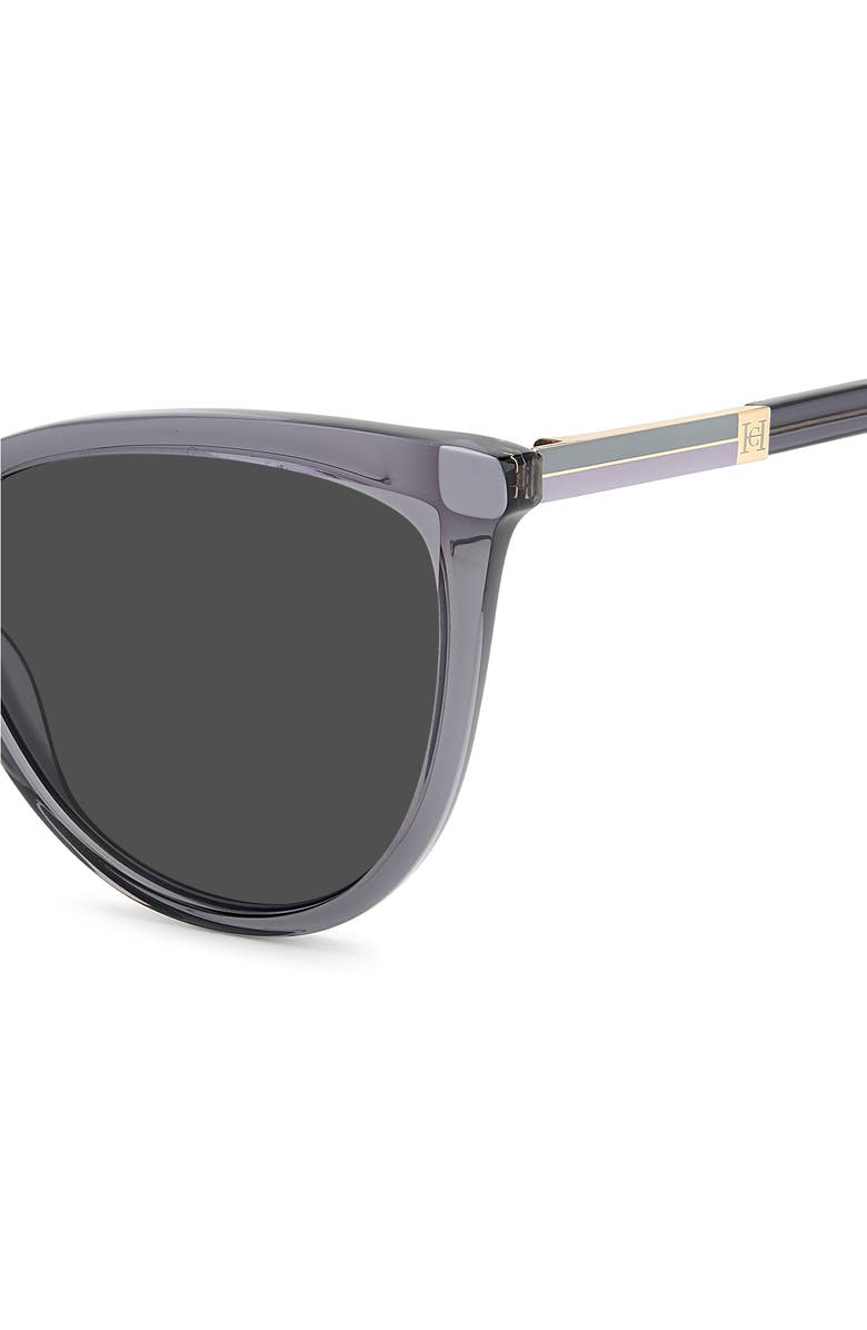 Carolina Herrera 57mm Cat Eye Sunglasses, Alternate, color, Grey Violet
