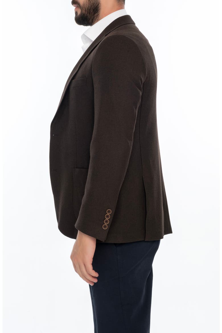 Solid Sport Coat, Alternate, color, DARK BROWN