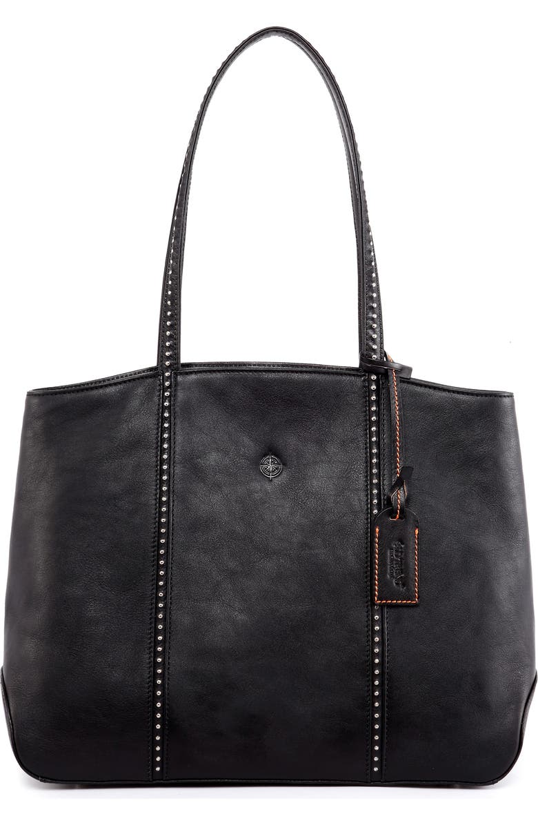 OLD TREND Dancing Bamboo Leather Tote, Main, color,