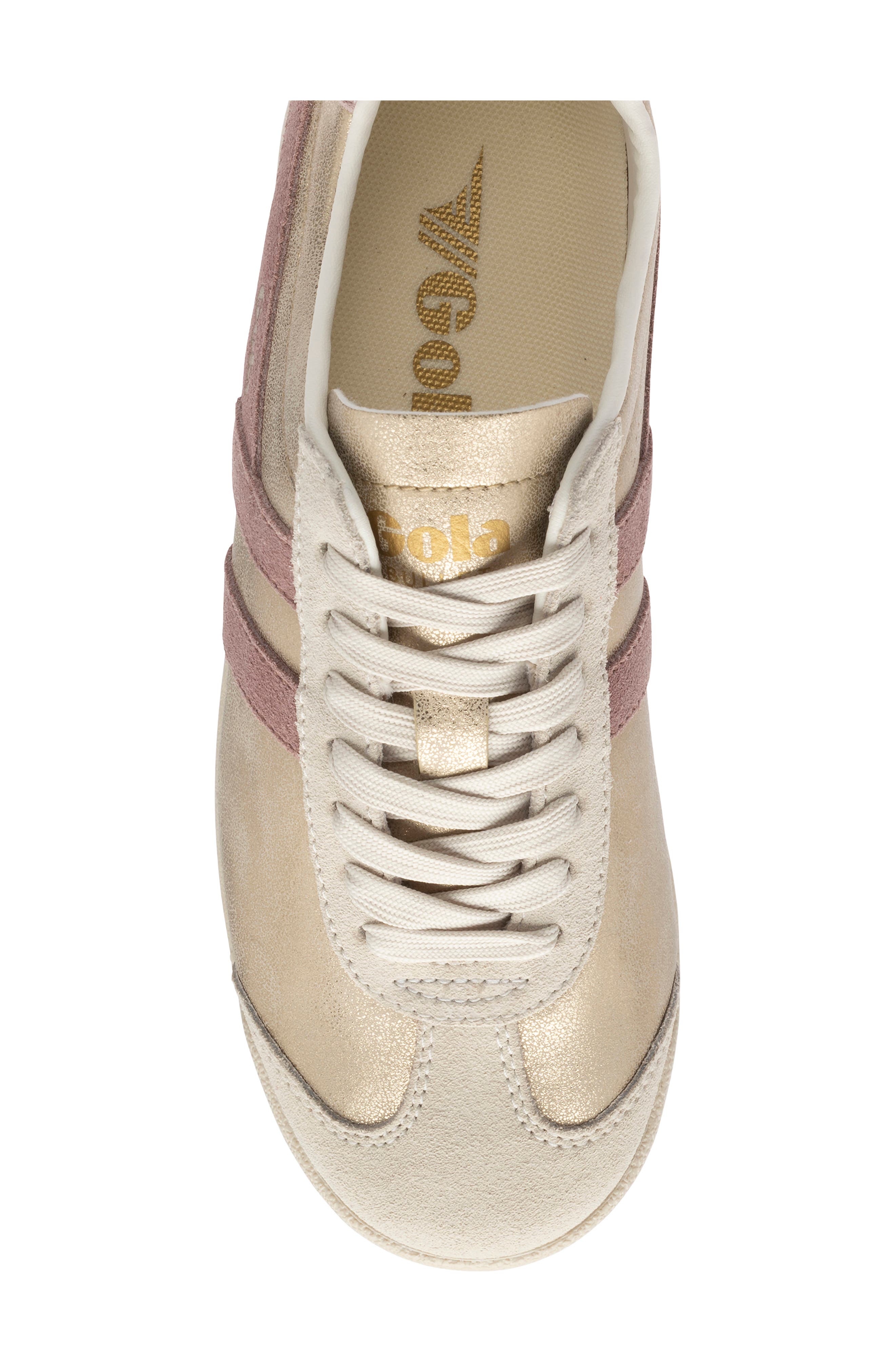 Bullet Blaze Low Top Sneaker, Alternate, color, GOLD/ BROWNROSE/ CHALK PINK