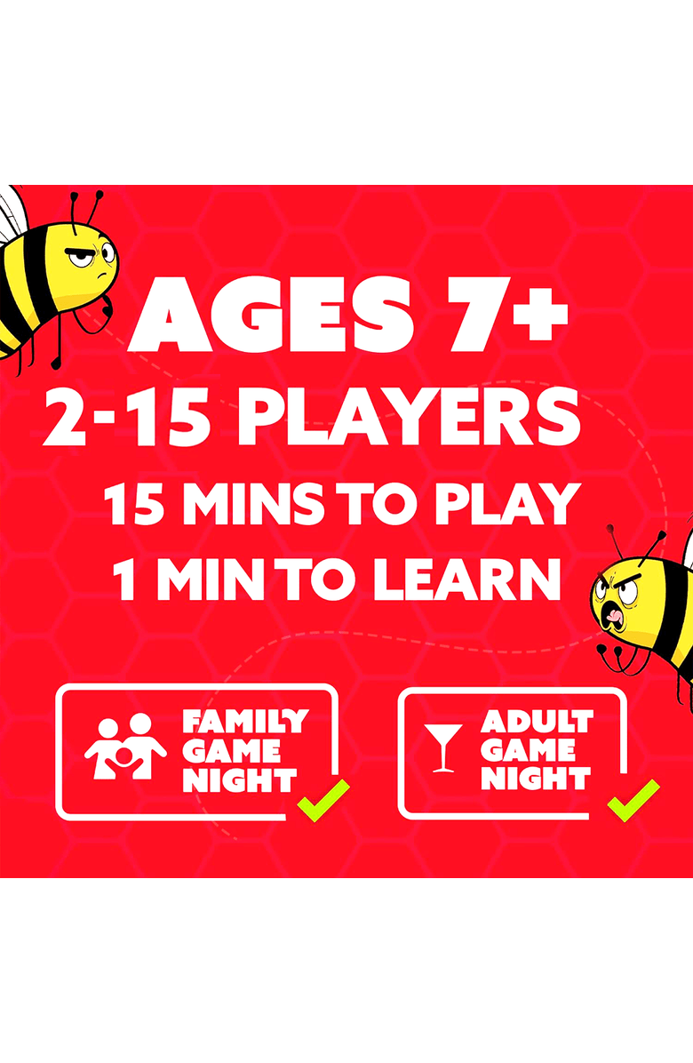 Quokka Dont Bee Last Card Game for Kids and Family - Fast-Paced Party Game, Alternate, color, Party Pack