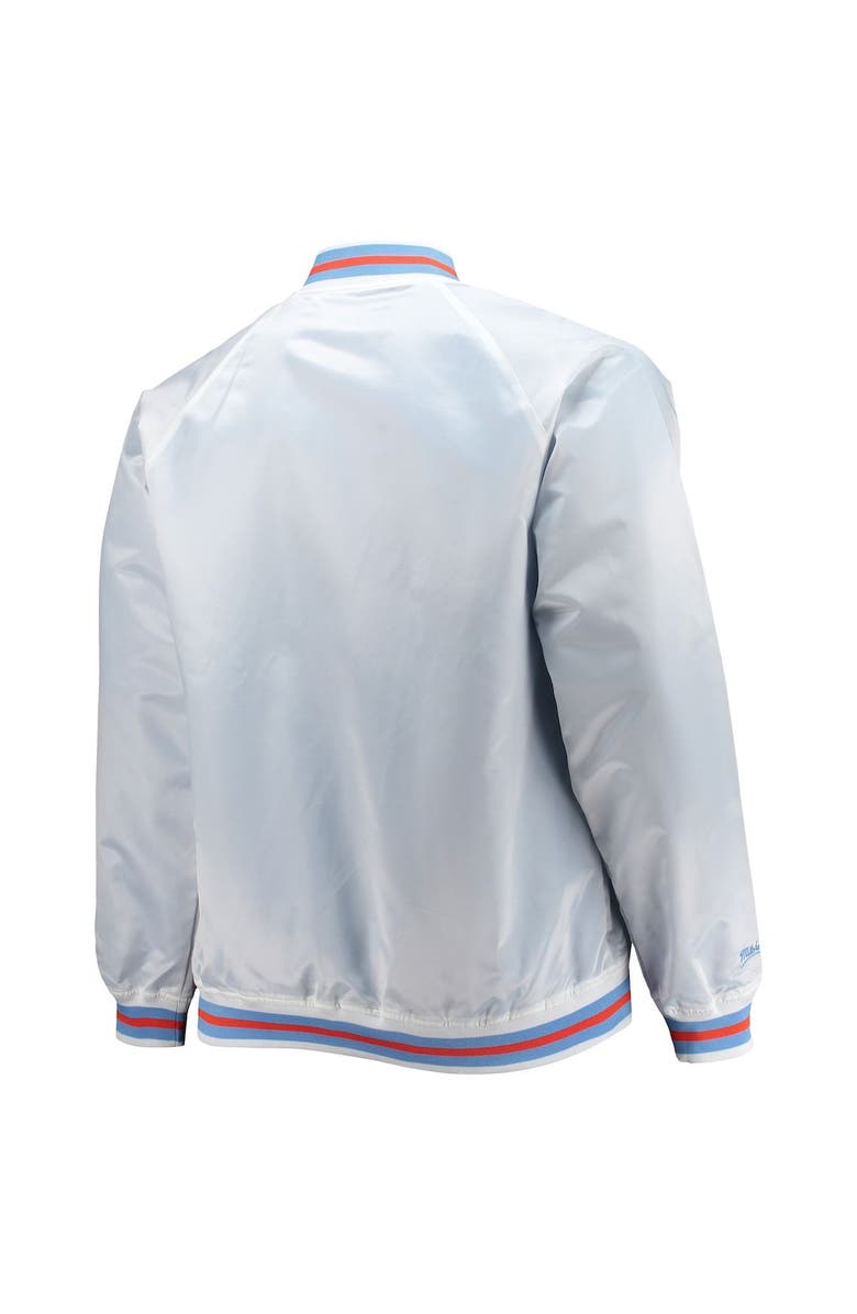 Mitchell & Ness Men's Mitchell & Ness White Big & Tall 1997 NBA All-Star Game Hardwood Classics Satin Full-Snap Jacket, Alternate, color, White