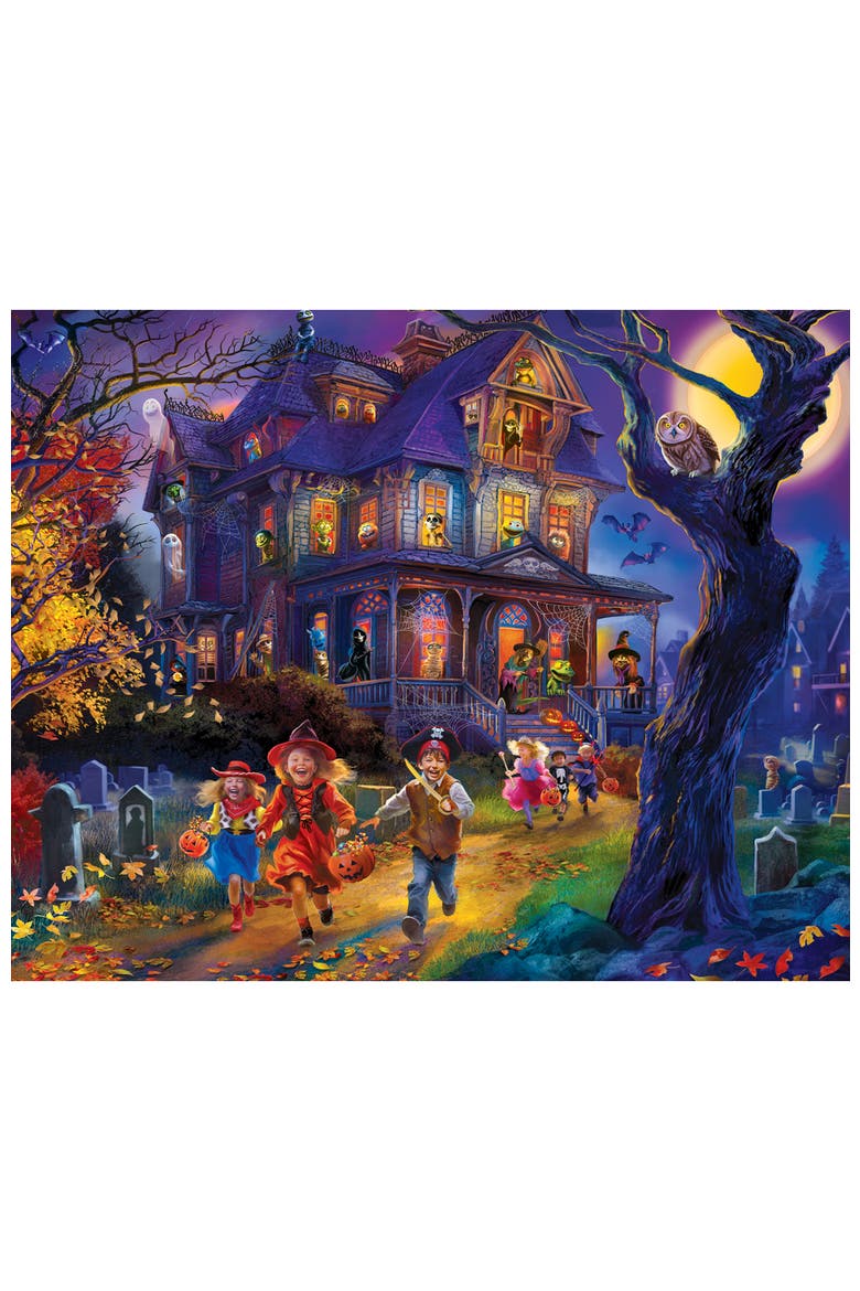 Halloween Glow 100pc Puzzles 4-Pack, Alternate, color, Multicolor
