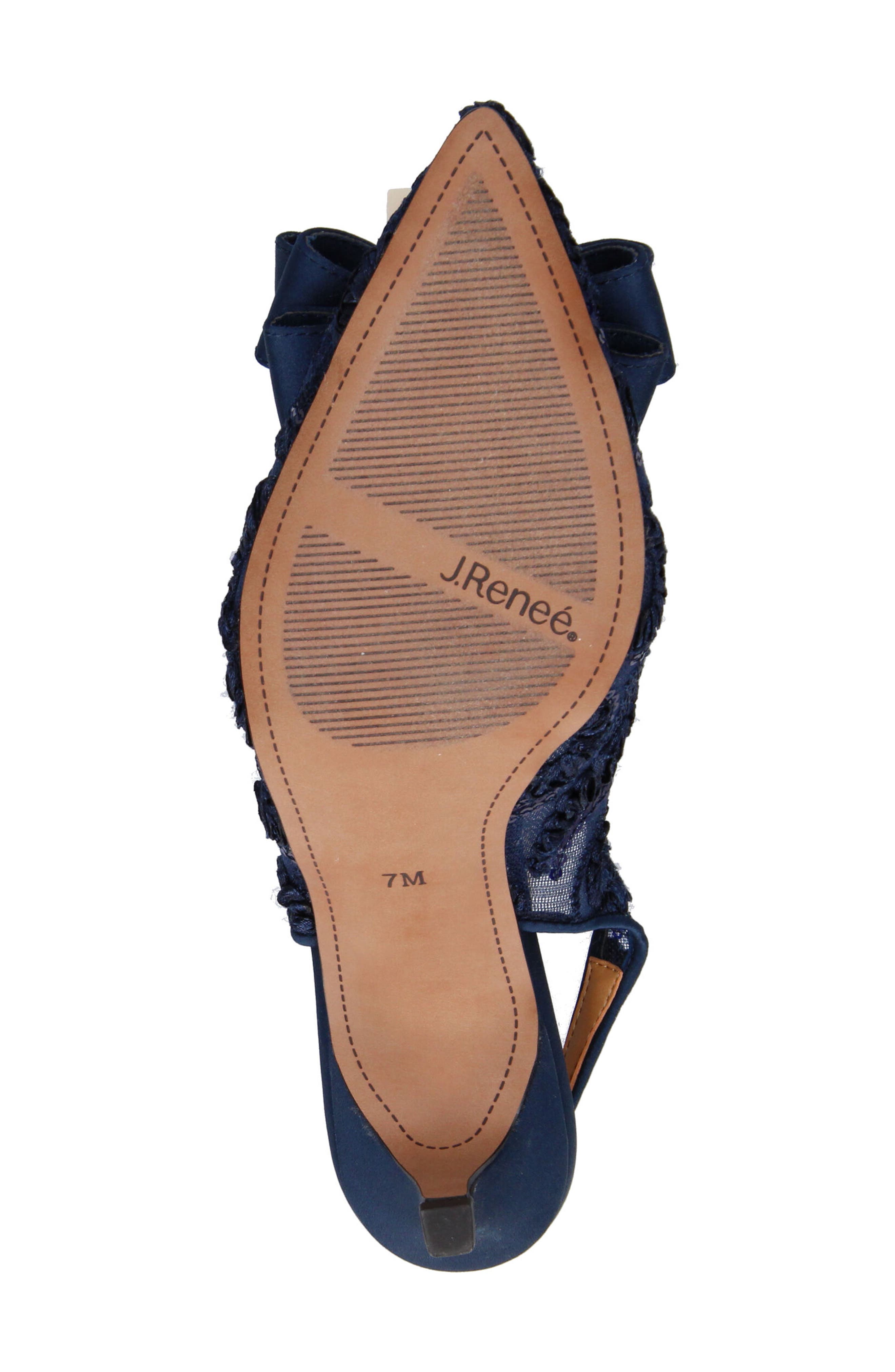 J. Reneé J.Renée Yazmine Pointed Toe Slingback Pump, Alternate, color, Navy