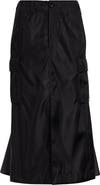 Sacai Insulated Nylon Twill & Satin Cargo Skirt