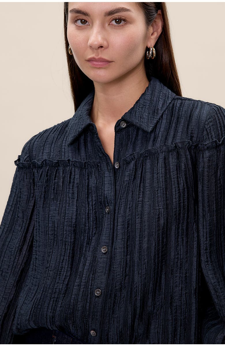 Rebecca Taylor Olivia Blouse, Alternate, color, Graphite