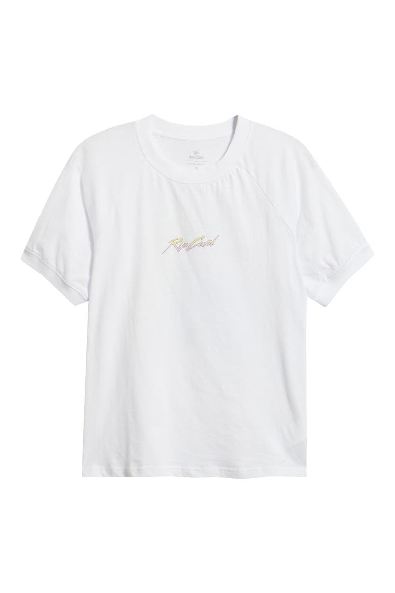 Hayley O Crewneck T-Shirt, Alternate, color, OPTICAL WHITE
