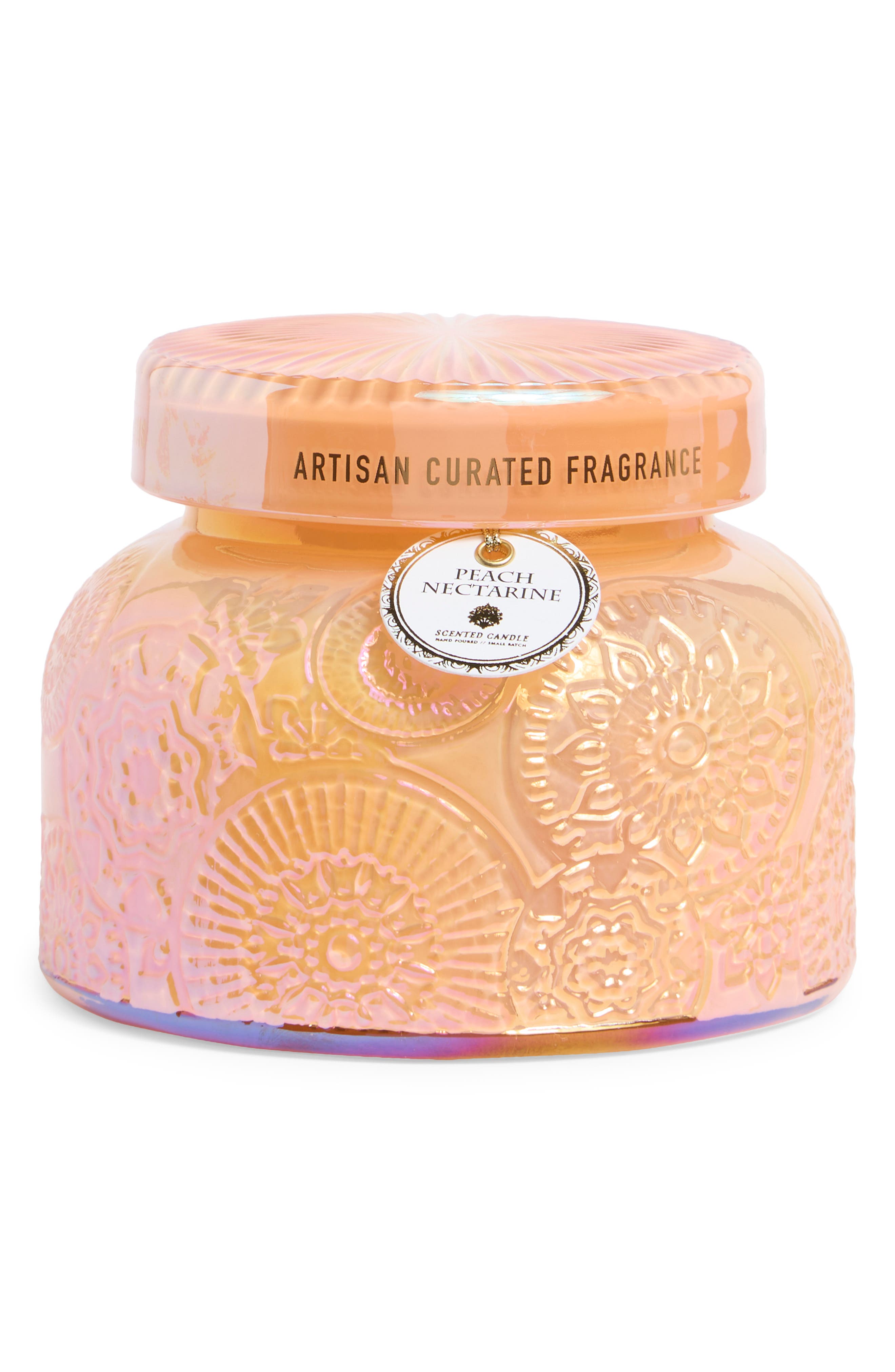 PORTOFINO CANDLES Peach Nectarine Decorative Garden Jar Candle