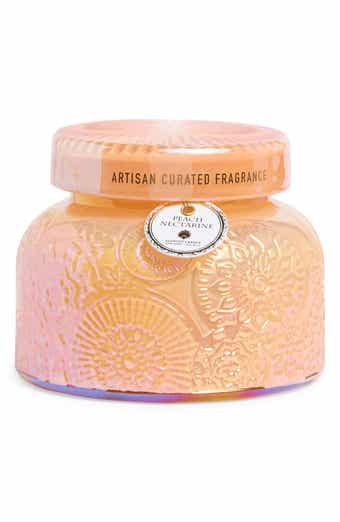 PORTOFINO CANDLES Peach Nectarine Decorative Garden Jar Candle