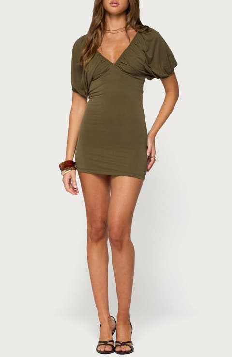 Heloise Puff Sleeve Minidress