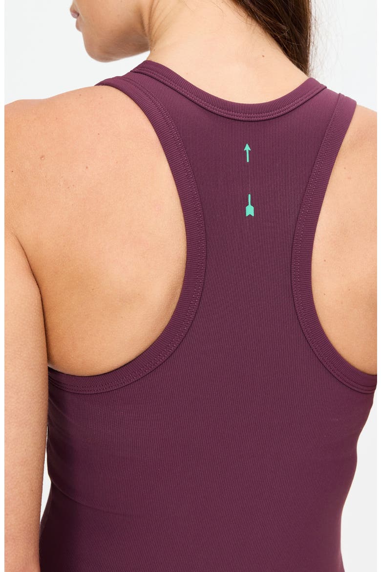 Sophie Ribbed Tank Top, Alternate, color, PURPLE