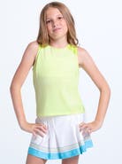 Lucky in Love Girls' Tie Break Tank Top