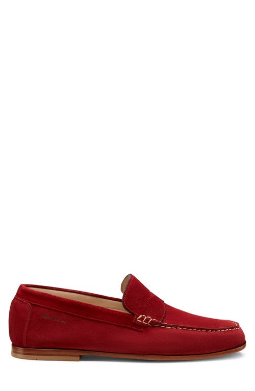Stuart Weitzman Brady Penny Loafer In Maroon