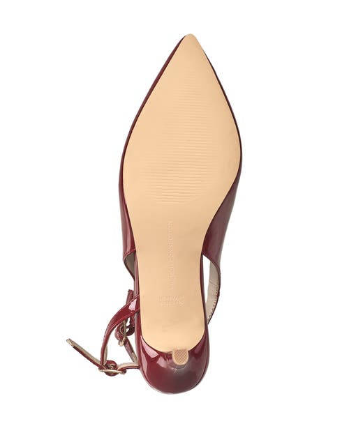 French Connection Women's Vichy Double Strap Slingback In Red