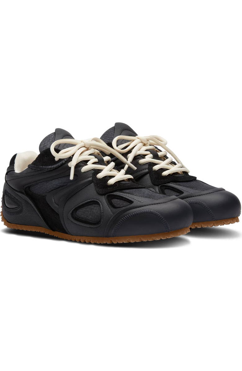 Axel Arigato Slow Leather Runner, Alternate, color, Black/Gum