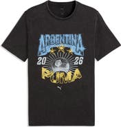 PUMA Fanpack '90s Bespoke Argentina Cotton Graphic T-Shirt