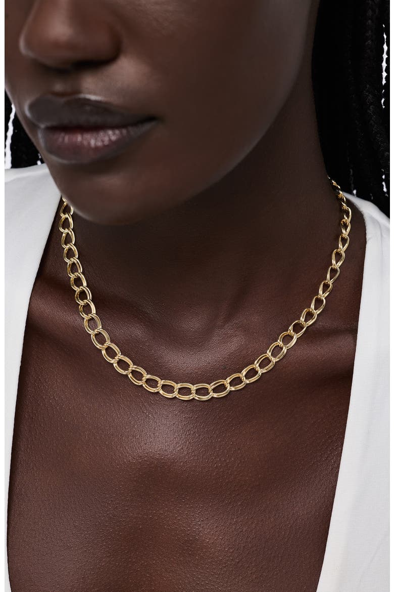 Remi Chain Necklace, Alternate, color, GOLD