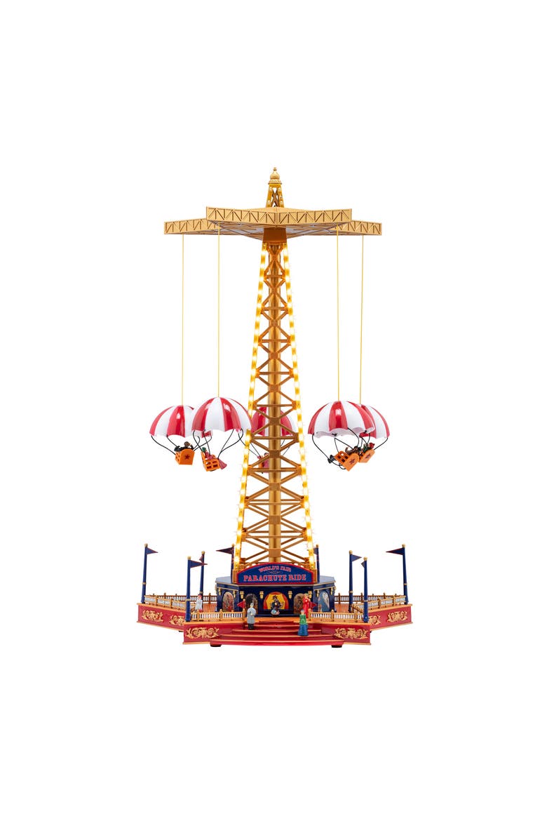 18 in. Animated World's Fair Parachute Ride, Main, color, Gold