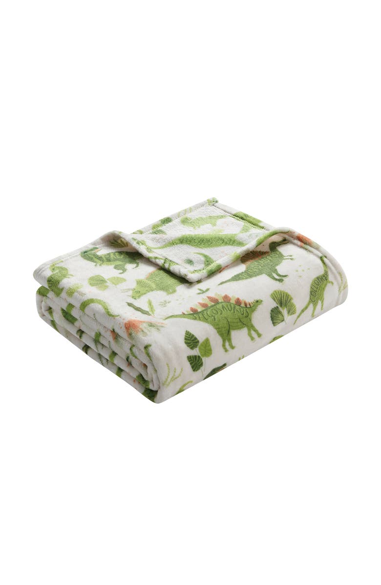 VCNY HOME Travel Throw Blanket, Accent Pillow & Stuffed Toy Set, Alternate, color, Green