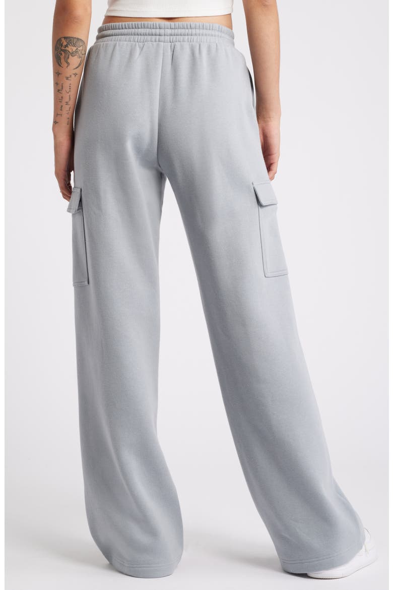 Baggy Wide Leg Cargo Sweatpants, Alternate, color, GREY WEATHERVANE