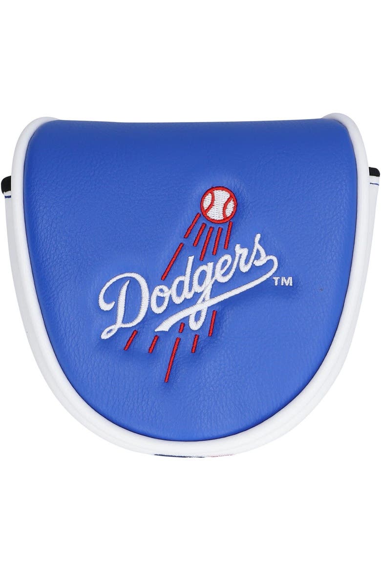 Royal Los Angeles Dodgers Track Mallet Putter Cover, Main, color, Royal