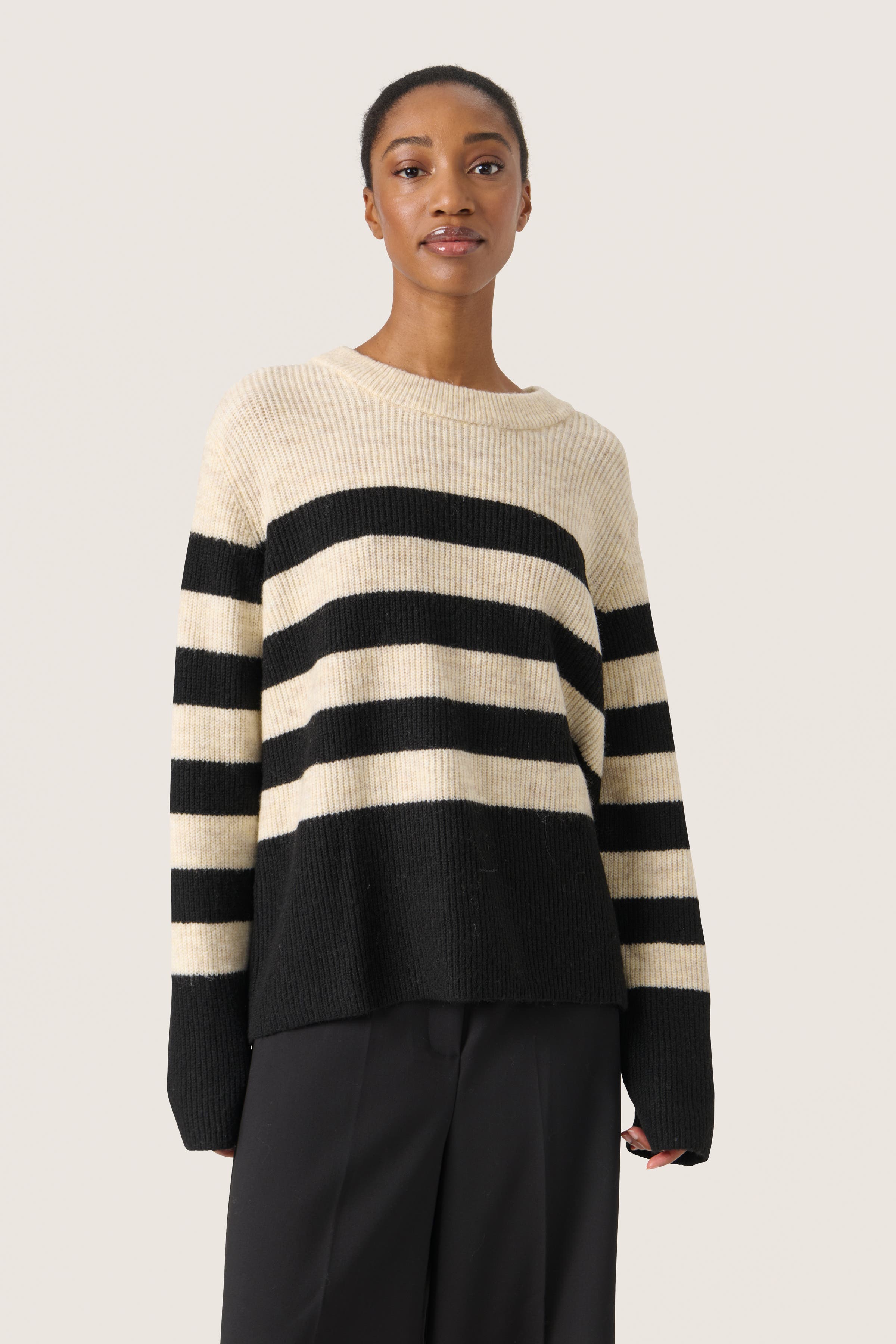 SLSelta Knitted Striped Pullover - image 3