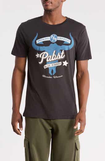 Pabst Steer Head Cotton Graphic T-Shirt