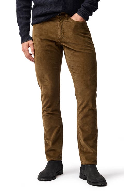 Ashhurst Straight Leg Cotton Stretch Corduroy 5-Pocket Pants